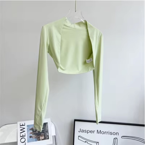 OLALA LEISURE Áo Khoác Mỏng Dài Tay Chống Nắng Dùng Tập yoga xs Dl346