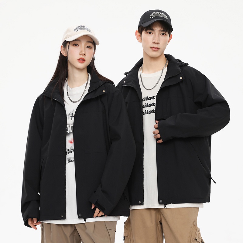 Hanlu Áo Khoác Gió Chống Gió / Chống Thấm Nước Thời Trang Chất Lượng Cao Cho Nam
