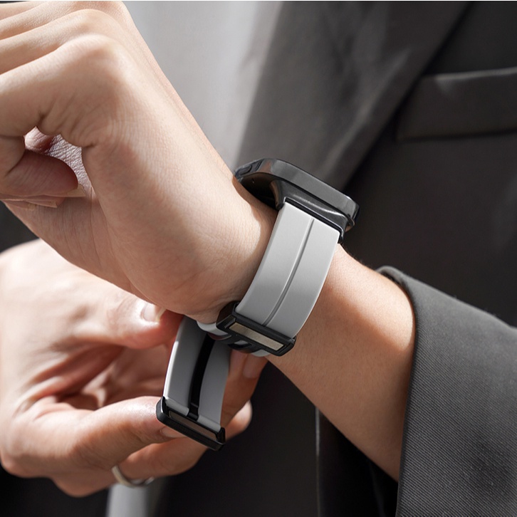 Dây Đeo Silicon Khóa Nam Châm Tháo Lắp Nhanh Cho Đồng Hồ Thông Minh xiaomi redmi watch 3 lite redmi watch3 lite