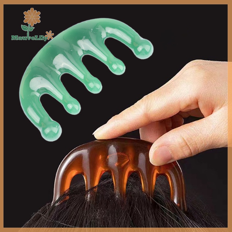 Lily 1 Lược Răng Thư Giãn Mát Xa Mặt / Cơ Thể