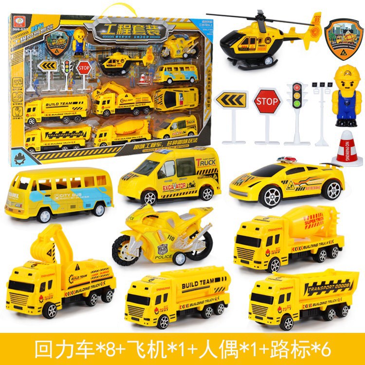 Đồ chơi ô tô xe tải,xe công trình xây dựng  trẻ em,máy xúc,máy cẩu,xe trộn, xe cứu hỏa, xe cảnh sát, máy bay