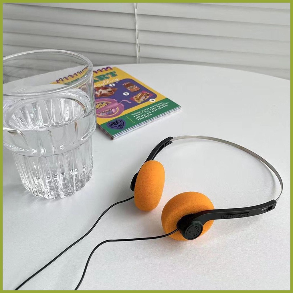 Tai Nghe Có Dây Trong Suốt Phong Cách retro vintage