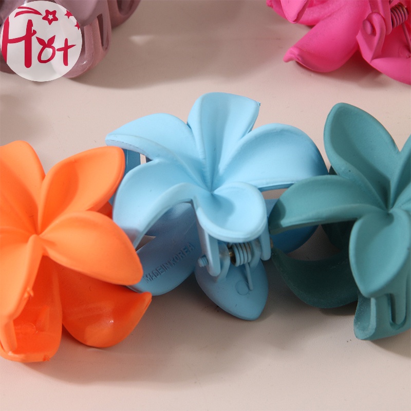 Jr Kẹp Tóc Hình Hoa lily Màu Trơn Xinh Xắn Cho Nữ vn