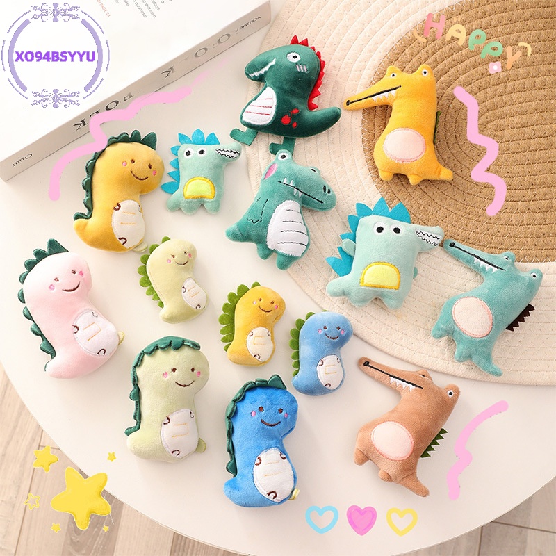 Xo94bsyu Móc Khóa Hình Khủng Long Nhồi Bông Nhỏ Xinh Trang Trí Túi Xách / Trang Trí Quần Áo diy vn