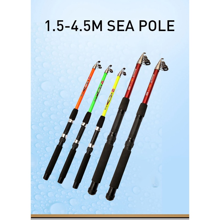 Nurgaz Cần Câu Cá Siêu Cứng 1.5m-4.5m