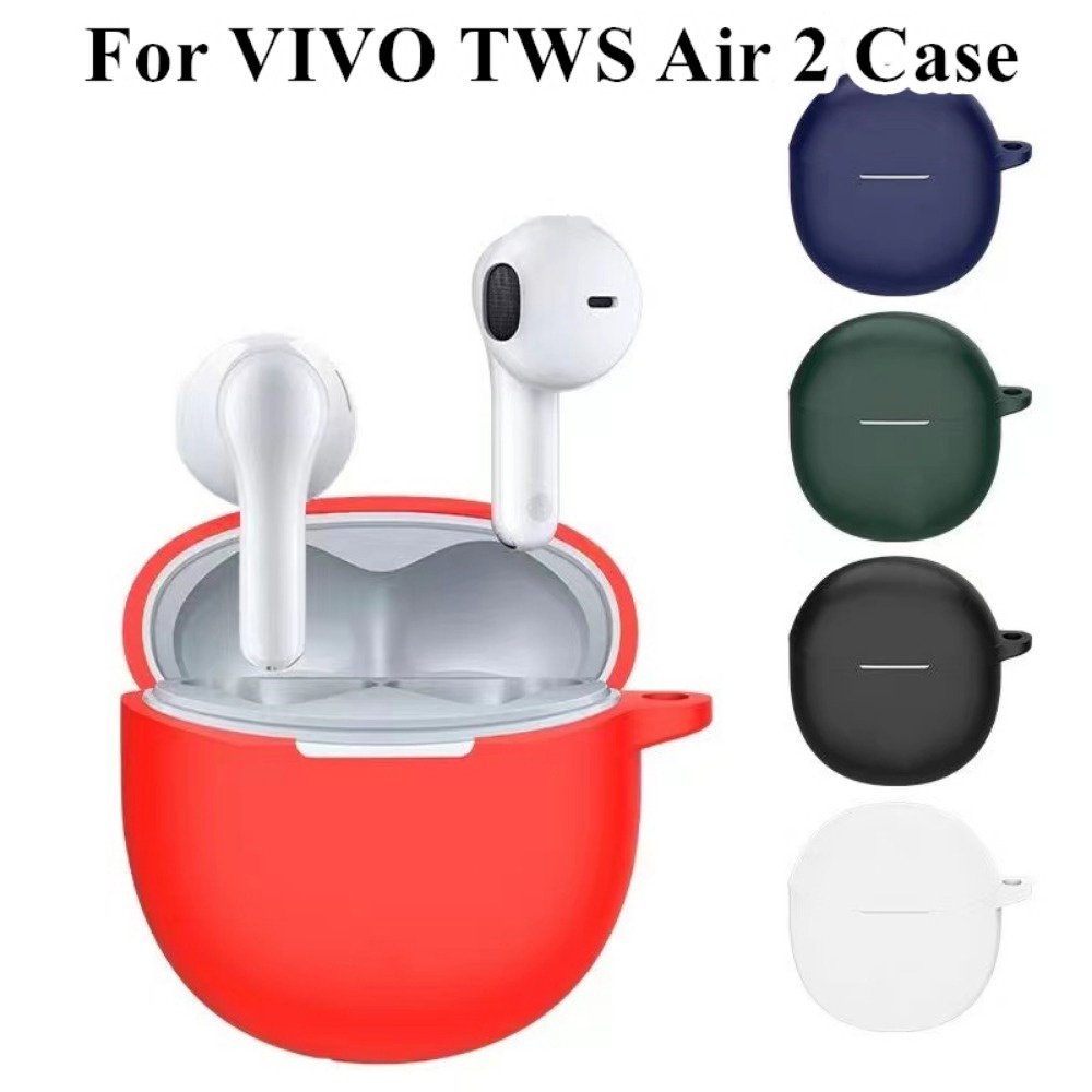 Vỏ Bảo Vệ Hộp Sạc Tai Nghe vivo tws air 2 Bằng Silicon Họa Tiết Hoạt Hình Dễ Thương