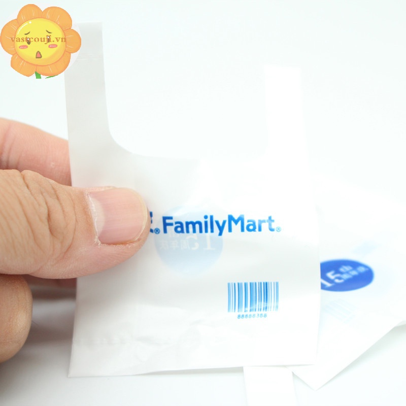 Vastji Set 2 Túi Mua Sắm pe mini Trang Trí Nhà Búp Bê Tỉ Lệ 1 / 12 vn