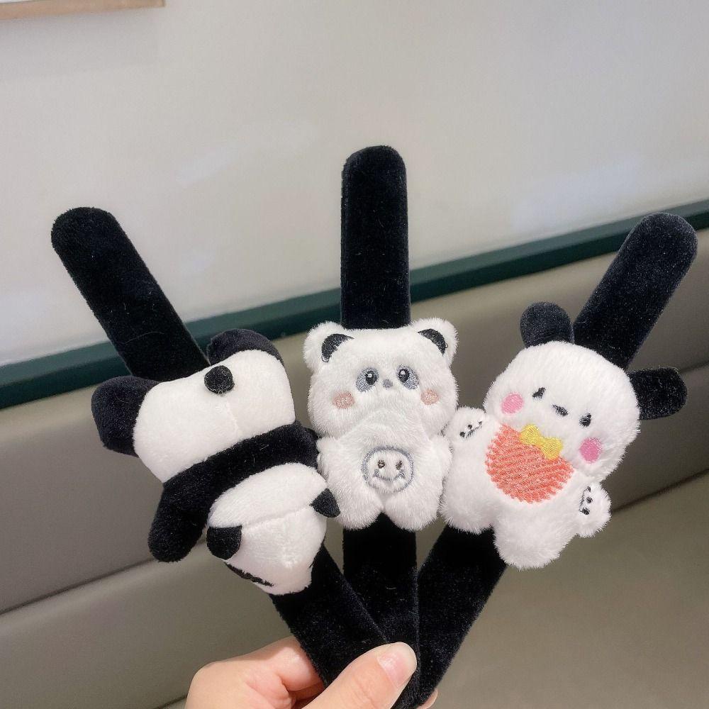 Mluck Đồ Chơi Vòng Tay Khỉ / Cá Sấu / Gấu Trúc Nhồi Bông Mềm Mại Dễ Thương Dành Cho Bé