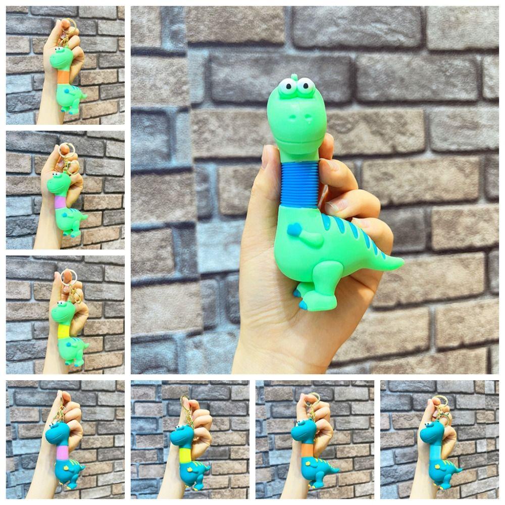 Shanhai Móc Khóa Khủng Long Thủy Thủ Mặt Trăng Bằng Silicon Thu Gọn Được