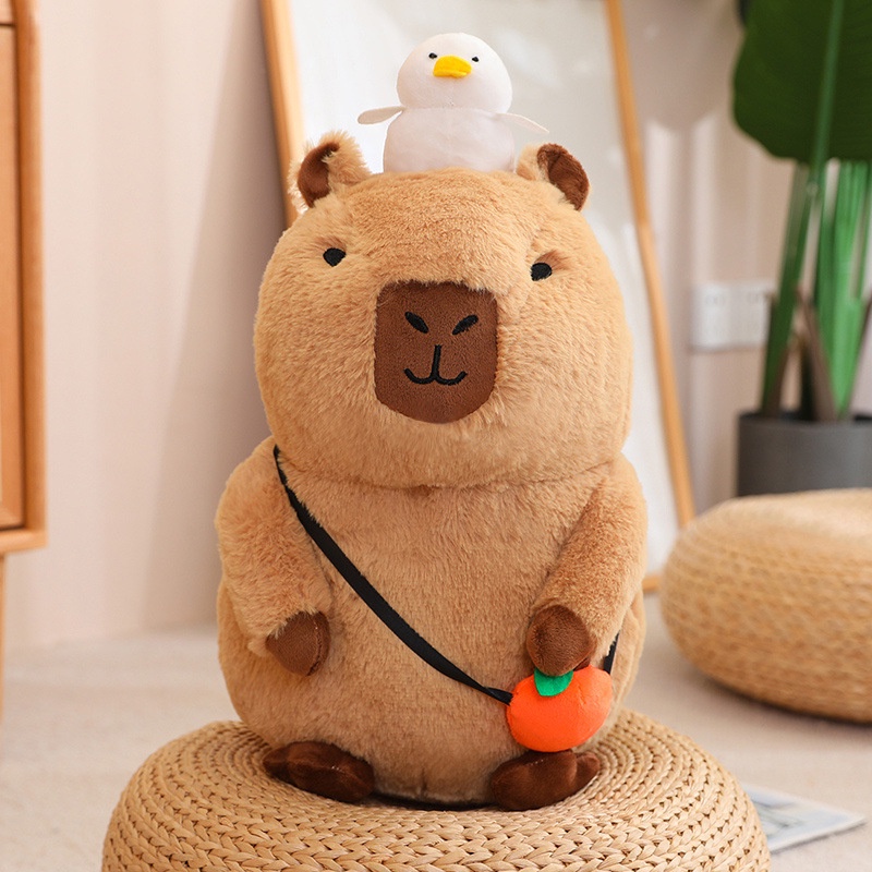 Lahomia Dễ Thương Capybara Búp Bê Capibala Squeaky Đồ Chơi Bong Bóng Gối