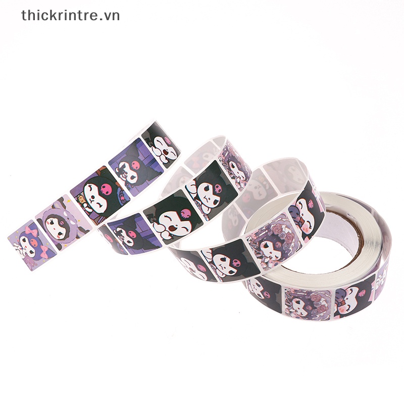 SANRIO Cuộn 500 Miếng Dán Trang Trí Hình kuromi hello kitty Dễ Thương vn