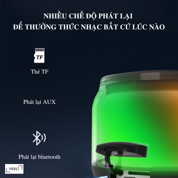 Loa bluetooth âm thanh siêu trầm - Loa không dây mini nhiều màu sắc