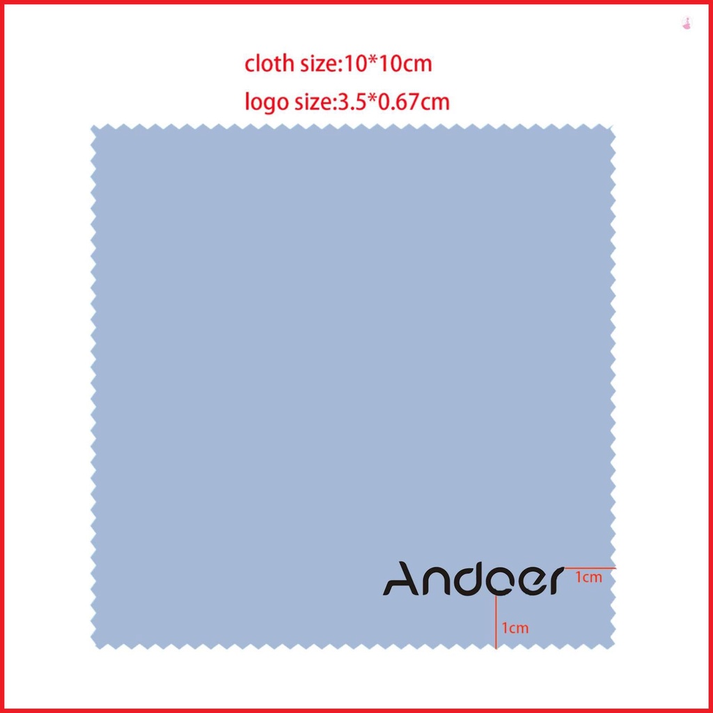Andoer Khăn Lau Kính Vải Sợi Nhỏ Cao Cấp 10 X 10cm