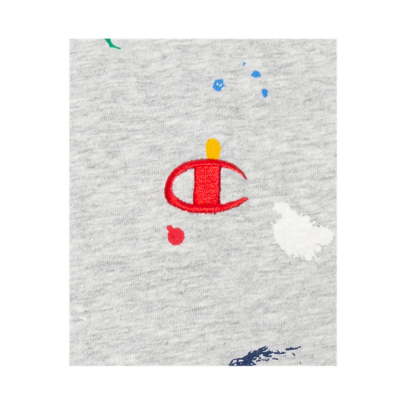 Áo Thun Champion T8754P Men Short Sleeve Paint Splatter Oxford - Grey