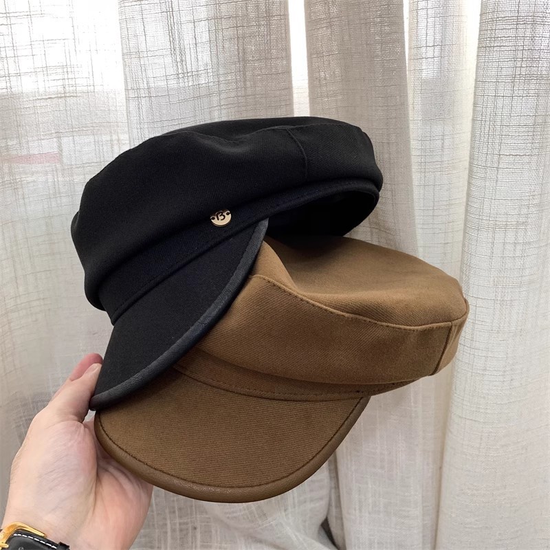Mũ beret Len Phong Cách retro Thời Trang Thu Đông Cho Nữ