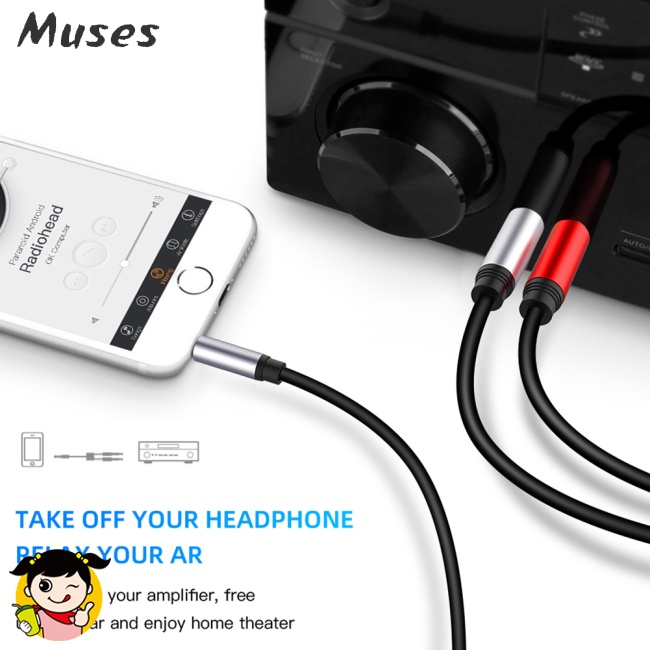 Cáp Chuyển Đổi jack 3.5mm Sang 6.35mm Cho Loa Nghe Nhạc mixer 6.5mm 3.5mm