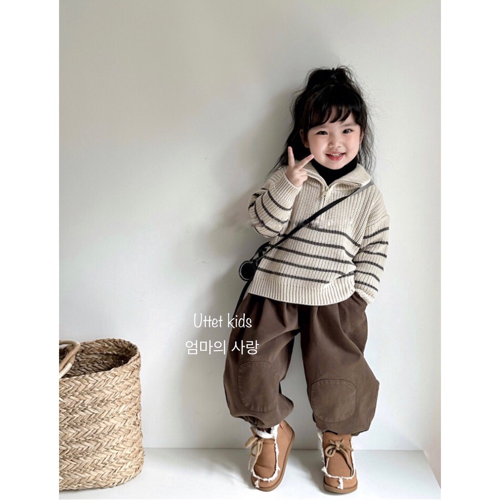 ÁO LEN PHONG CÁCH HÀN QUỐC PHÙ HỢP CHO BÉ GÁI VÀ BÉ TRAI RẤT ĐẸP