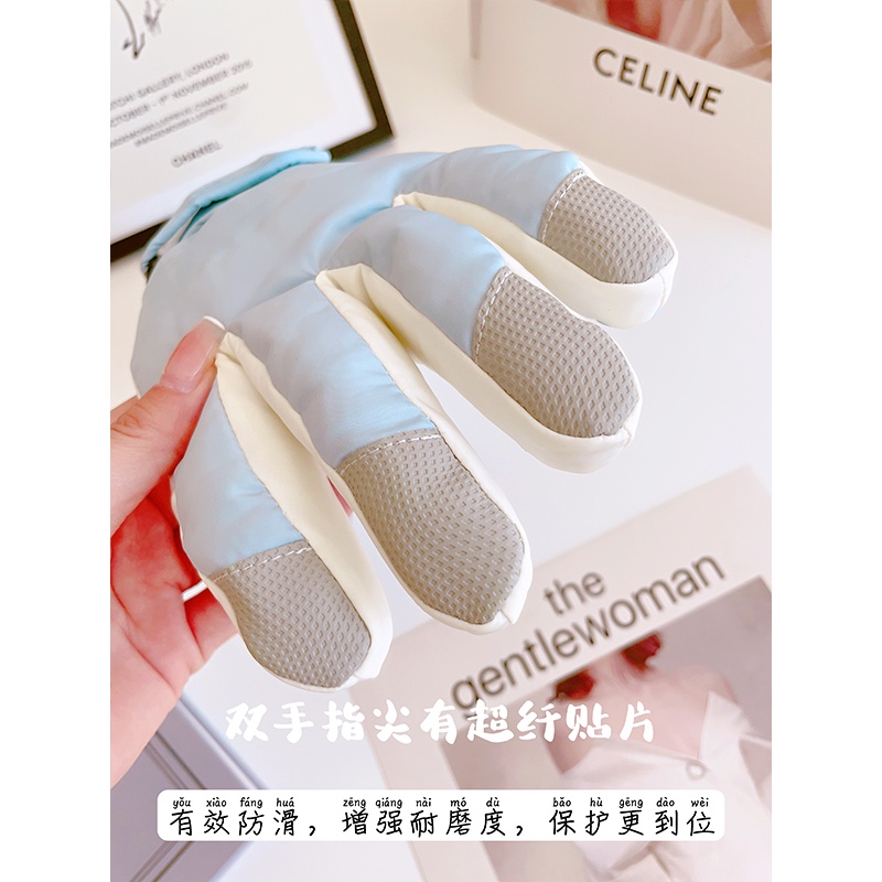 Ski Găng Tay cotton Dày Dặn Chống Gió Giữ Ấm Mùa Đông Có Thể Chạm Màn Hình Cảm Ứng