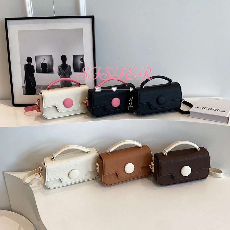 SISTER túi xách nữ túi đeo chéo 2023NEW Phong Cách Hàn Quốc Korean Quyến rũ Cực xinh GDJ23A0N6P 42Z231019