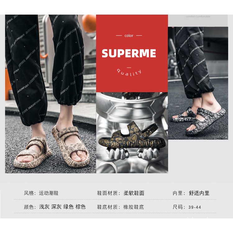 Dép Sandal Đế Mềm Thời Trang Mùa Hè Đi Biển Cho Nam
