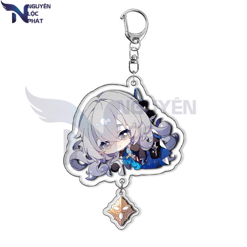 Imbibitor lunae star rail keychain kafka blade double piece acrylic mặt dây chuyền nlp shop