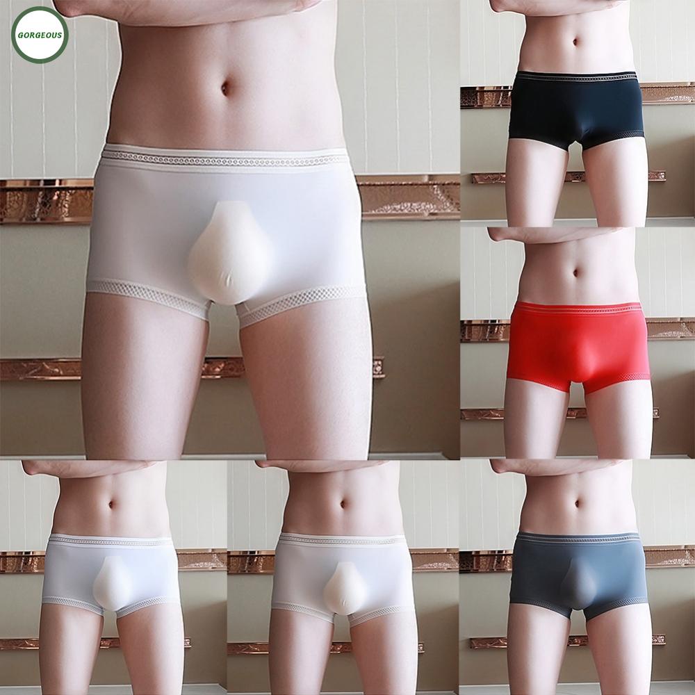 New Coming~Underwear Breathable Underpants Low Rise Bikini Male Panties See-through Pouch#Home Essentialses