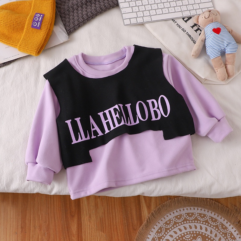 Bộ Đồ Hai Mảnh Áo vest Tay Dài Phong Cách Hàn Quốc Thời Trang Thu Đông Hàng Mới 2023 Dành Cho Bé Gái