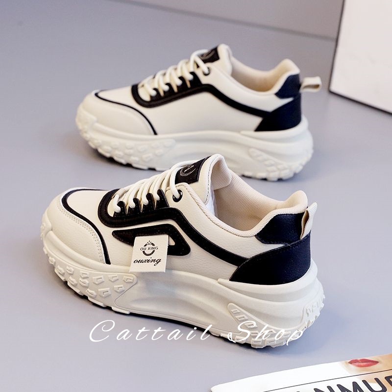 Cattail giày thể thao nữ giày sneaker nữ Thoáng Khí 2023 hot trend  Hợp thời Thấm hút mồ hôi Đường may tỉ mỉ Phong cách FYD23A0ODS 42Z231021