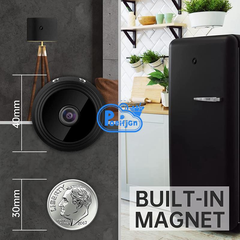 Camera mini Kết Nối wifi 1080p Với Tầm Nhìn Ban Đêm Tiện Dụng Cho Gia Đình / Văn Phòng