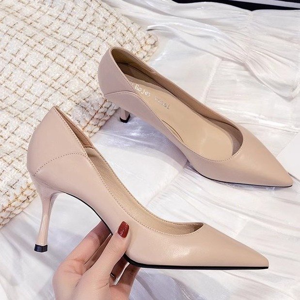 Giày Cao Gót Mũi Nhọn size 34-40 Thời Trang Thanh Lịch Cho Nữ