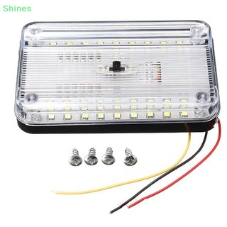 Shines đèn led 12v 36 bóng gắn trần xe hơi ánh sáng trắng vn