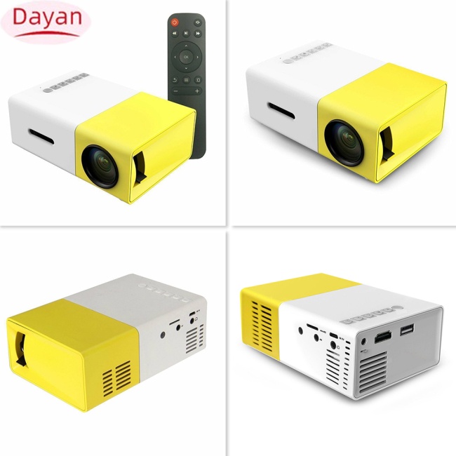 2023!! Máy Chiếu mini yg300 hd 1080p Thông Minh Kèm Điều Khiển Từ Xa
