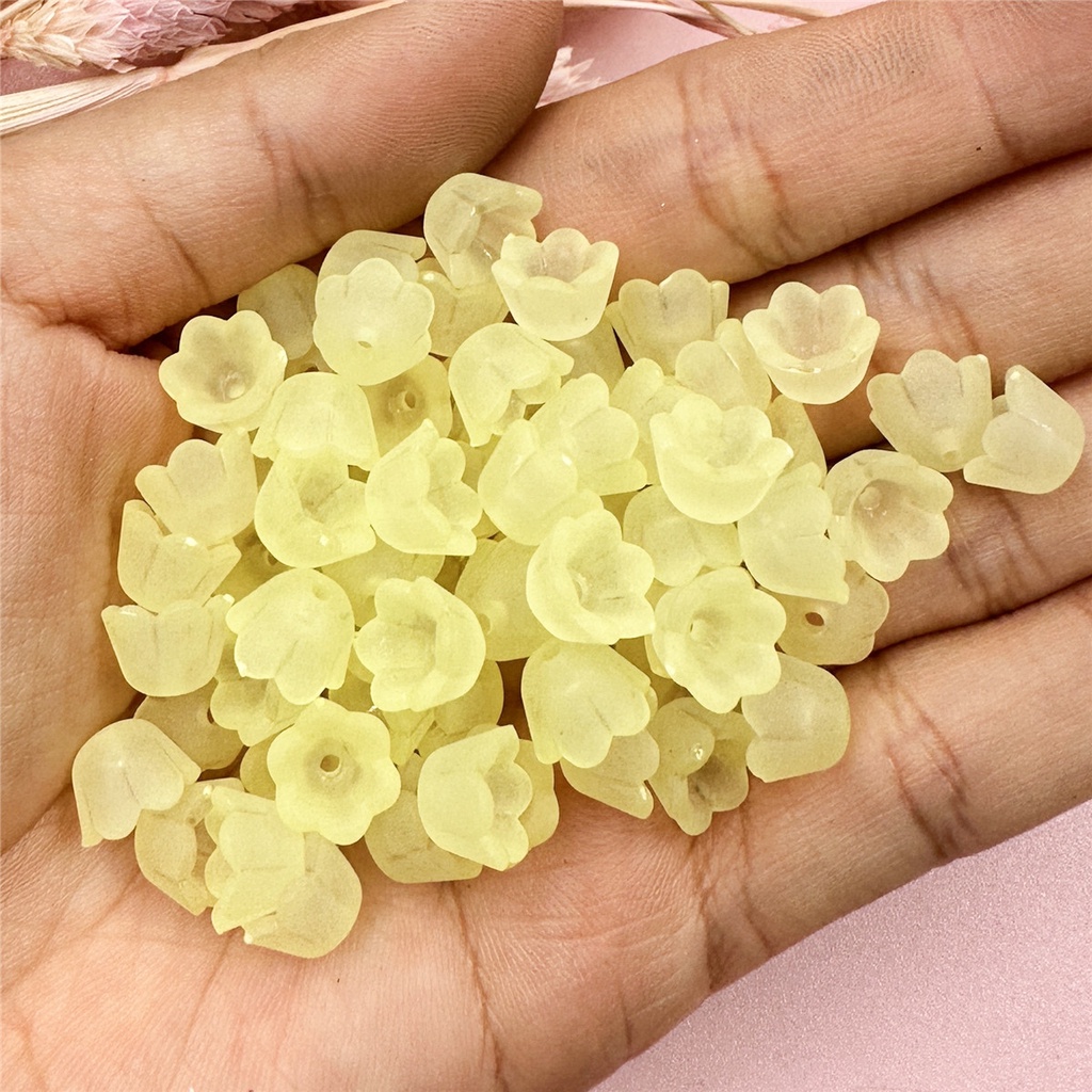 Set 40 Hạt Xâu Chuỗi 9 * 7mm Đơn Giản Làm Trang Sức Thủ Công