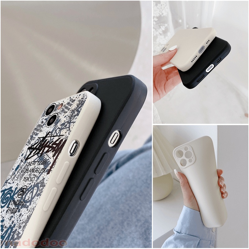 Stussy Icon Fashion Graffiti ốp lưng Samsung Galaxy M53 M52 M51 M33 M23 M11 A15 A05 A05S A42 A71 4G 5G A51 A11 A21S A31 A01 A70 A50 A50S A30S A20 A30 A10 Note 10 Couple Straight Edge Shockproof Soft Phone Case 1MDD 65