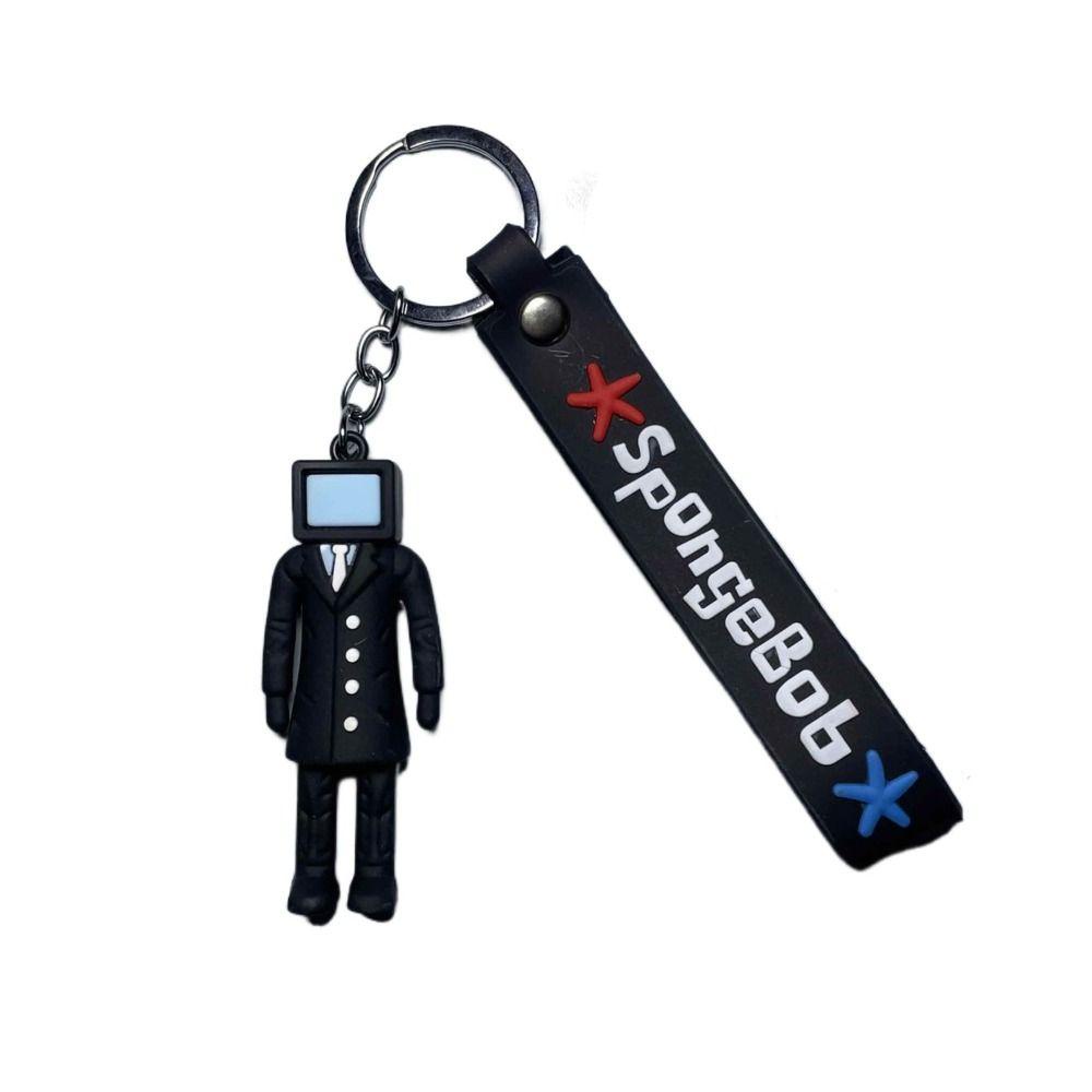 Mmluck skibidi Móc Chìa Khóa Bằng pvc Hình Nhân Vật Trượt Tuyết / tv man / man camara / skibidi dop anime