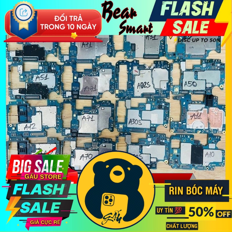 Main Xác Samsung A51 A71 A12 A70 A31 A02s A30s A50s M51 A50 A11 A10 Lấy Linh Kiện Sữa Chữa / Main Xá