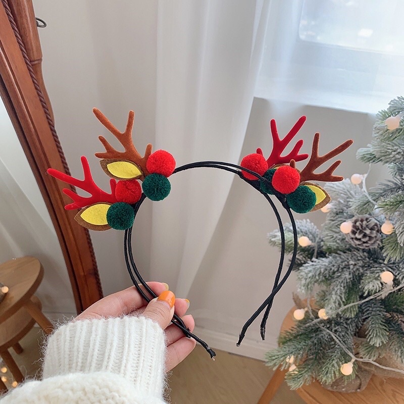 🦌 Cài tóc, kẹp tóc Chủ đề Tuần Lộc Noel Giáng Sinh siêu cute unisex