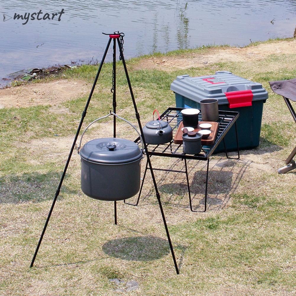 Nồi Nấu Ăn Ba Chân Bằng Hợp Kim Nhôm Treo Bếp Nấu Ăn Ngoài Trời mystart.vn