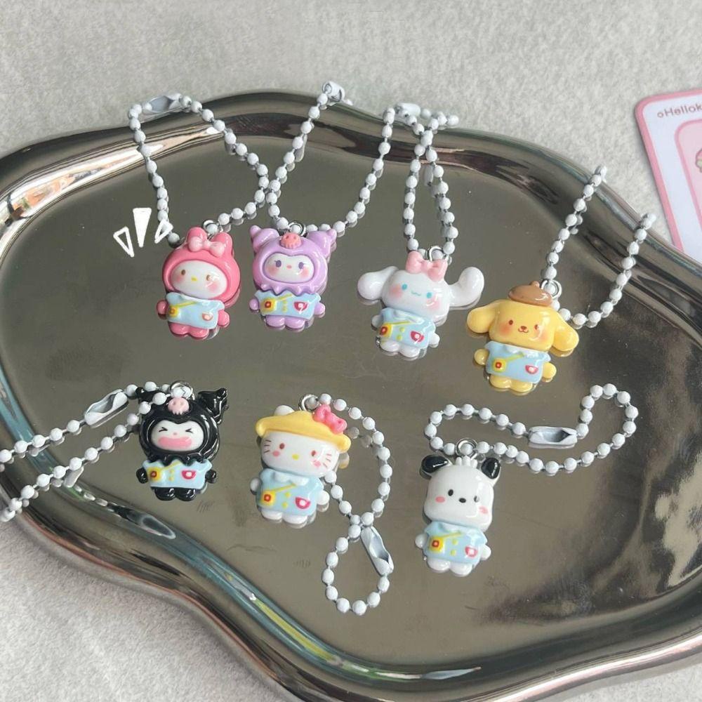 Móc khóa MMULCK bằng nhựa phong cách kuromi my melody trang trí ba lô