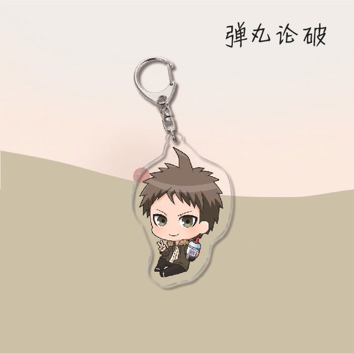 Hoạt hình trò chơi ngoại vi acrylic móc khóa Danganronpa 4 Monokuma Naegi Makoto khuôn viên trường quà tặng sáng tạo