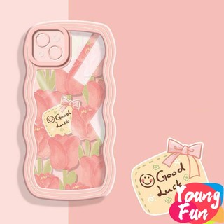 Mềm mại TPU Sóng lớn ốp lưng hoa tulip redmi note 11 10 9 8 pro redmi 10c 9a 9c 9t 10a xiaomi 12 11 lite 11 10t 11t poco x3 x4pro Ốp
