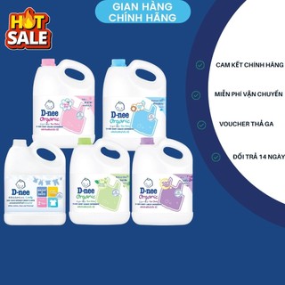 Nước giặt quần áo Dnee 3000ml an toàn dịu nhẹ cho làn da của trẻ nhỏ, nước giặt xả cho bé ! !