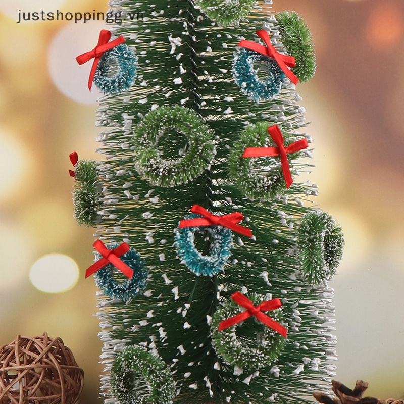 Set 10 Mô Hình Cây Thông Noel mini Trang Trí Nhà Búp Bê