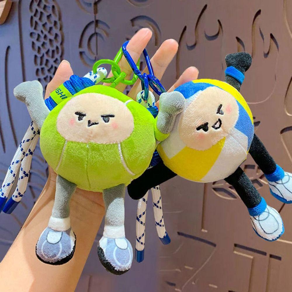 Mmluck Quả Bóng Chuyền / Bóng Chày / Bóng Chày Bằng Vải Bông Mềm Mại Có Móc Khóa Nữ Tính