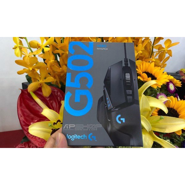 Chuột game có dây Logitech G502 Hero - Cảm biến Hero 25k, RGB, 11 nút lập trình