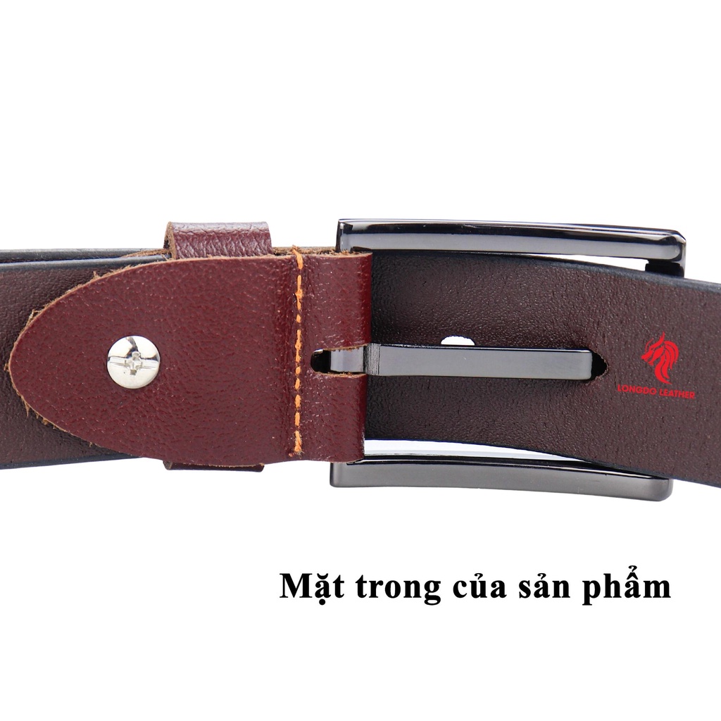 Thắt lưng da trâu bản 2.8cm và 3.5cm thương hiệu Longdo Leather - TL03