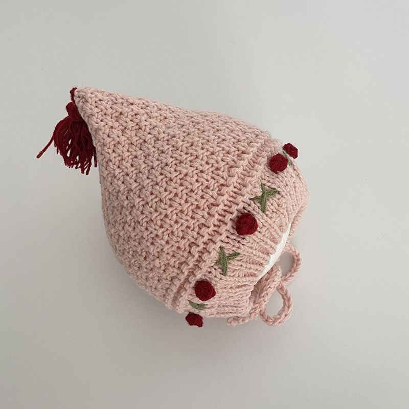 Thời Trang Mũ Len Giữ Ấm Tai Phong Cách Hàn Quốc Xinh Xắn Dành Cho Bé