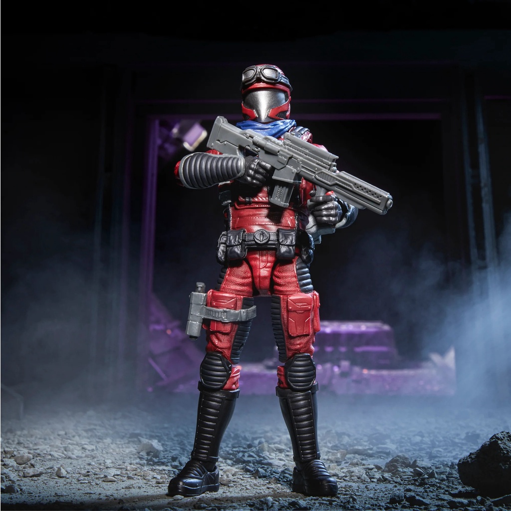 Mô hình nhân vật Hasbro🥷G.I. Joe Classified Series 6-in🥷Elite Cobra Crimson Strike Team Trooper - Crimson Viper, 85