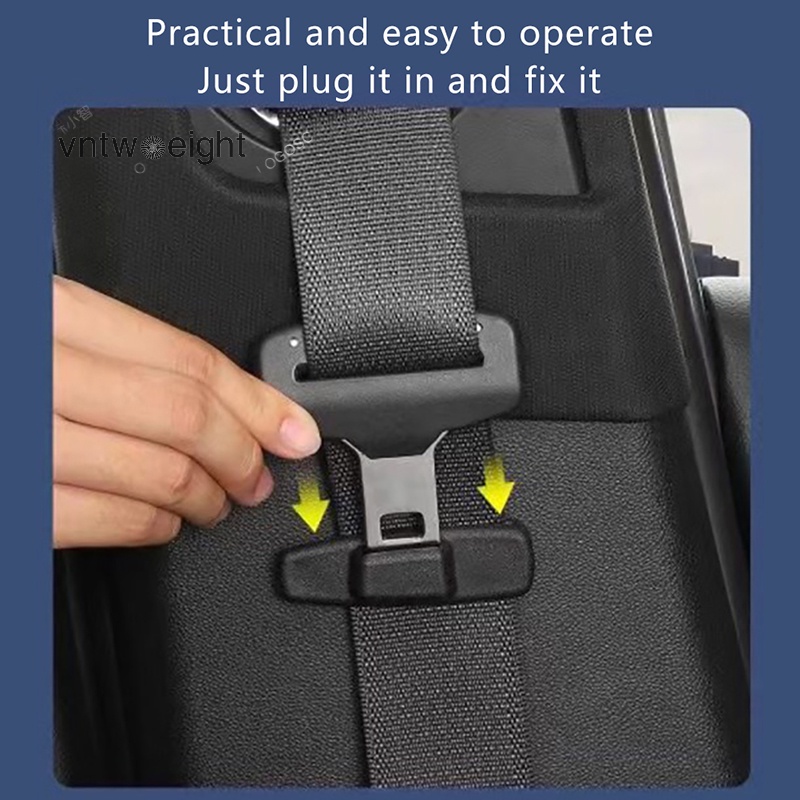 Bộ 2 Kẹp Khóa Dây An Toàn Xe Hơi sujian333 Bằng Nhựa