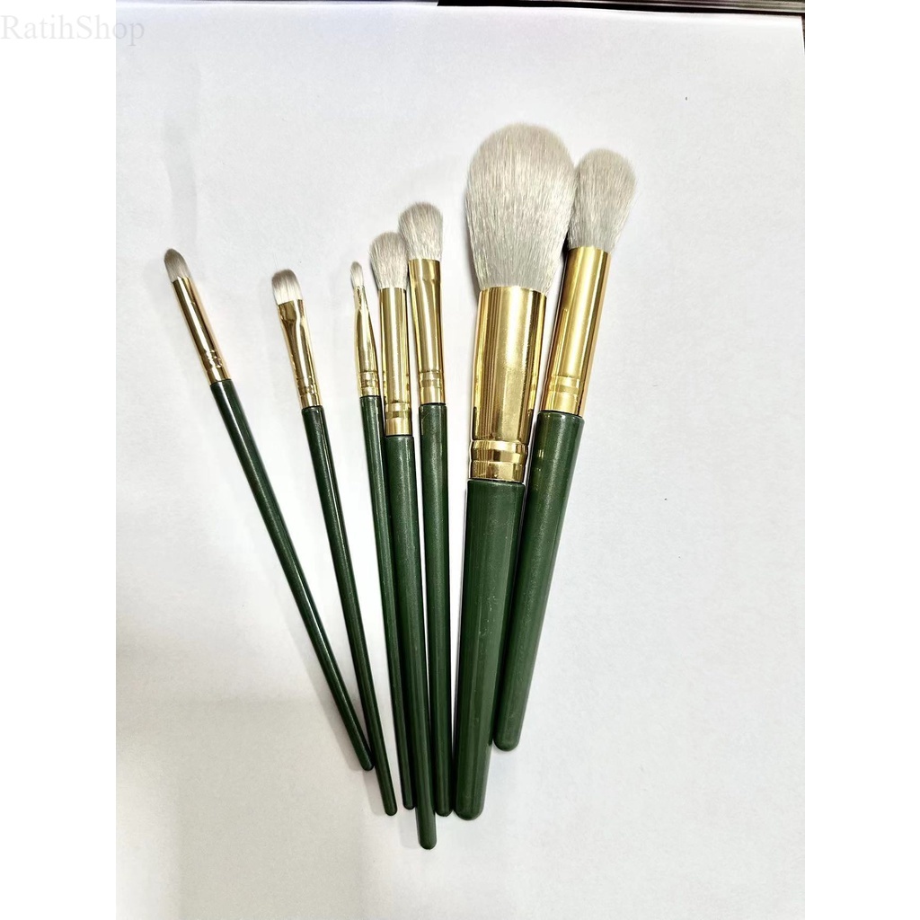 Bộ cọ trang điểm 7 cây nâng cao thân dài phù hợp make up chuyên nghiệp ratihshop